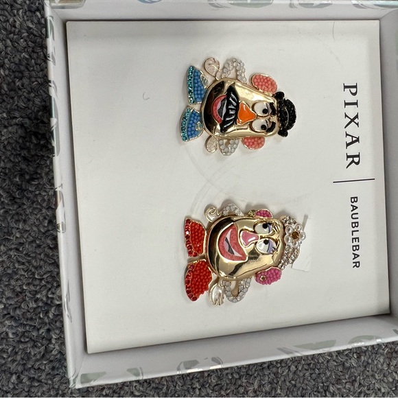 BaubleBar Jewelry - BaubleBar x Pixar Mr. and Mrs. Potato Head Enamel Stud Earrings - Multicolor